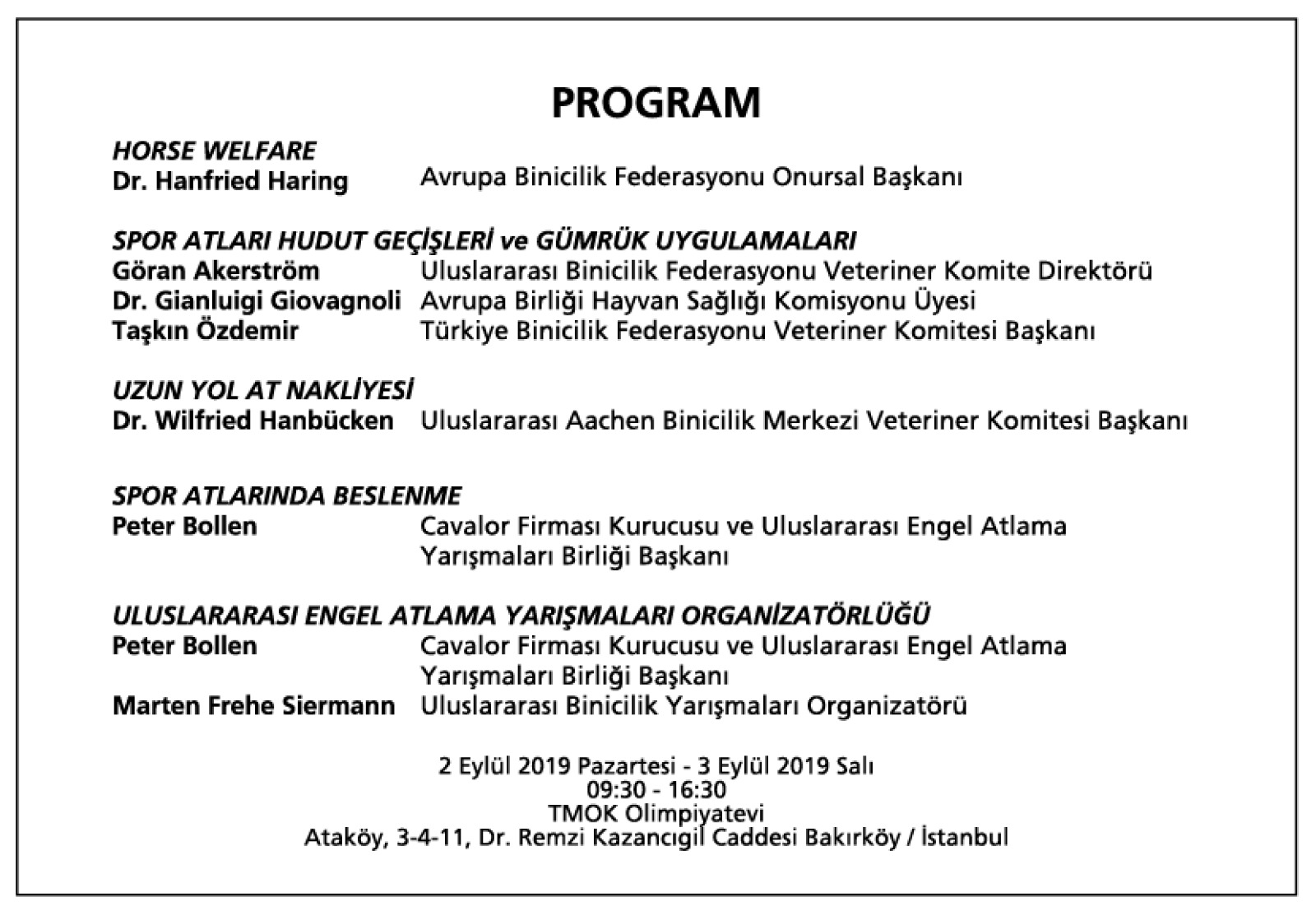 PROGRAM 